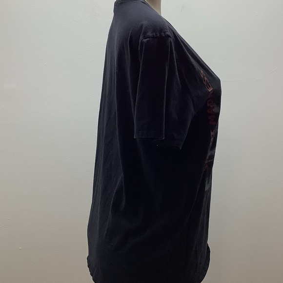 Forever 21 Size Large Silent Madness Black Graphic Tee. Preloved - Picture 3 of 6